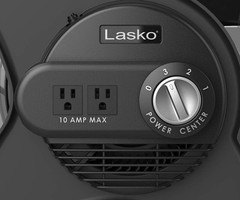 Lasko Portable Utility Fan, 12” 289 CFM Pivoting High Velocity Air Mover Blow…