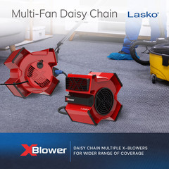 Lasko X12900 X-Blower 11″ High Velocity Air Mover Utility Blower Fan Floor Dryer