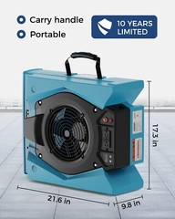 ALORAIR 950 CFM Air Mover Carpet Dryer Variable Speed Floor Blower Drying Fan