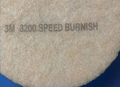 3M 3200 Speed Burnish Pads 19” Floor Buffer Pads Box of 5 High Gloss Finish