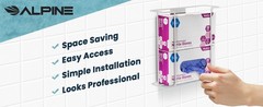Alpine Glove Holder for Wall Mount – Latex Glove Holder Wire Glove