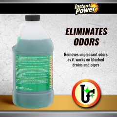 Instant Power Slow Drain Build Up Remover – Prevents Clogs, Ends 2 Liter