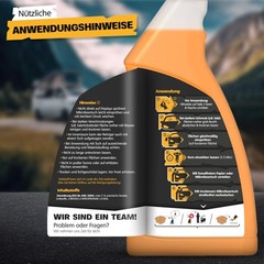 RX5200 Car Glass & Screen Cleaner 750ml Made in Germany Professional Automotive Schei…