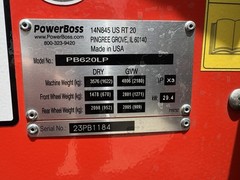 PowerBoss Atlas PB620LP Industrial Floor Sweeper. 157 hours