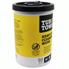 Tub O’ Towels TW90 Heavy Duty Cleaning Wipes 90 Count 6 Pack 10×12