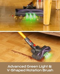 ARTSEA V15 Cordless Stick Vacuum Cleaner 6-in-1 Rechargeable, Adjustable Suction