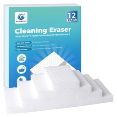 GLIMGLINT 12PK Magic Sponges Cleaning Eraser, Powerful Scrubber Foam White