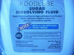 LPS FOODLUBE H1 #57728 SUGAR DISSOLVING FLUID 28 FL.OZ. (828 ML) LOT –6 UNITS–