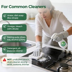 T4U Spray Bottles for Cleaning, 16 OZ Empty 16 OZ, 2 Pack, white