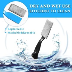 2 PCS Double Head Brush for Car Clean, Soft Auto Interior Duster Detailing Brush