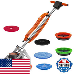 Hhq Commercial Floor Scrubber Machine 13 Heavy Duty Orbital Floor Cleaner