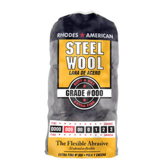 – 33873210009 Steel Wool, Extra Fine Grade #000, 12 Pads