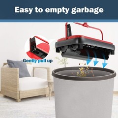 Eyliden Carpet Sweeper, Mini Size Lightweight Hand Push – No Noise, Non-Elect…