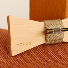 Wooden Bow Tie Sally – Carved Wood Bowtie (Unisex, Nordic Design)