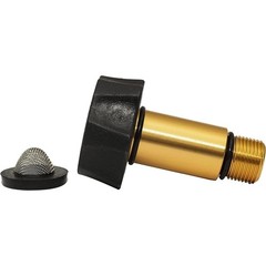 1 Pcs 7110166 Pressure Washer Pump Parts Water Inlet 3/8″ and “3/4, Gold
