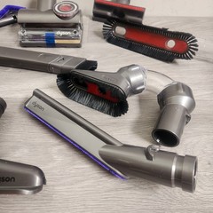 Dyson Grey Vacuum Attachment Set Multi-Piece Tangle-Free Turbine Cleaning Tools