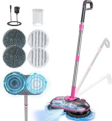 Scrubwiz Electric Spin Sprayer Water Mop 300Ml Tank Cordless Self-Propelled NEW!
