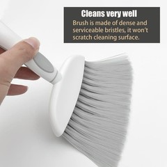 Dust pan, Small Broom and Dustpan Set, Mini Brush 1pcs, Gray