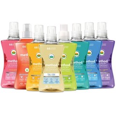 Method Liquid Laundry Detergent Ginger Mango Scent Stain Remover 66 Loads Per