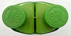 (3) GREEN GOBBLER DRAIN CLOG DISSOLVER 31 OZ EACH, NEW + DUSTY CONTAINER