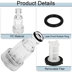 Obida Pressure Washer Transparent Plastic Water Inlet Filter