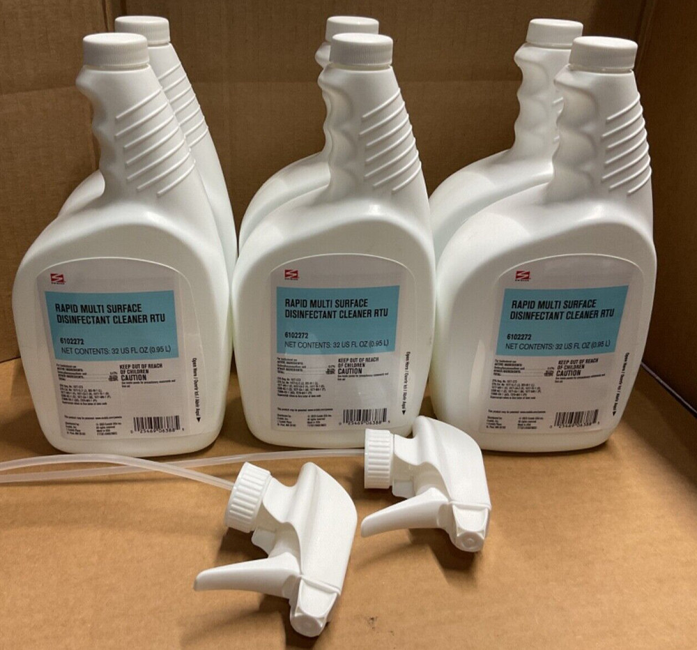 SWISHER ecolab 6102272 Rapid multi surface disinfectant cleaner Case of 6