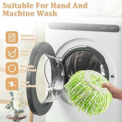 NICEMOVIC 5 Pack Spin Mop Replacement Head for 360° Mix Colors