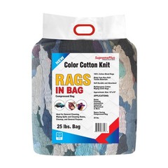 Color Knit T-Shirt 100% Cotton Cleaning Rags 50 lbs. Bag – Multipurpose Cleaning