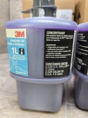 2pc 3M Glass Cleaner Concentrate 1L Fits Twist ‘n Fill Dispenser Series 2L