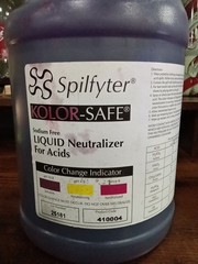 Spilfyter 410004 Liquid Chemical / Acid Neutralizer 1 Gal. Kolor-Safe 585