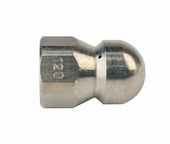 Erie Tools Button Nose 3/8″ Sewer Jetter Nozzles 12.0 Orifice