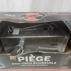 OUELL 4-11 Live Catch & Release Trap for Big Squirrels, Rats, Skunks, Woodchucks