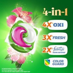Gain Plus Flings Liquid Washing Detergent Pods, Gain’s 45 Count (Pack of 1)