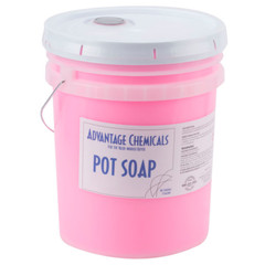 Commercial Kitchen 5 Gallon Liquid Dish Soap Lemon Scent Pot Pan Sink Detergent