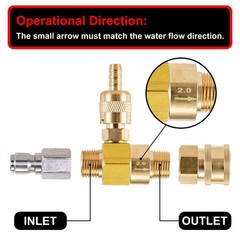 Raincovo Downstream Injector for Pressure Washer, Power Washer 6.1 inches