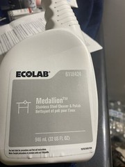 Ecolab 6118424 Stainless Steel Cleaner And Polish. READ DESCRIPTION!!!