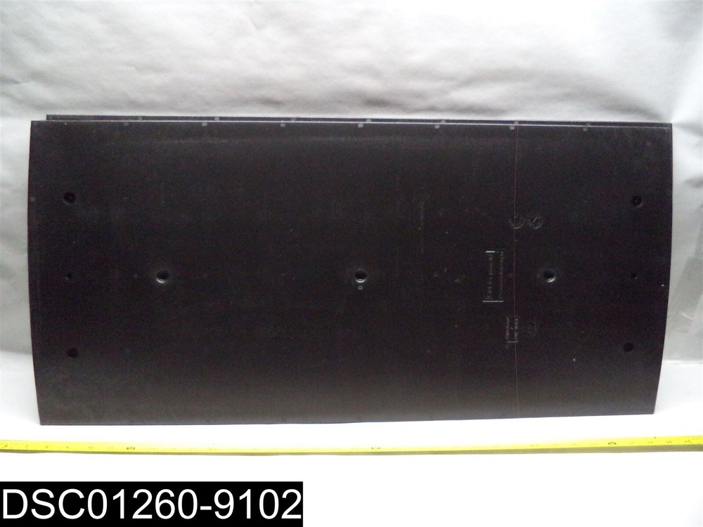 1995834 Rubbermaid Janitor Cart Panel Black 2 Piece Set