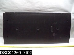 1995834 Rubbermaid Janitor Cart Panel Black 2 Piece Set