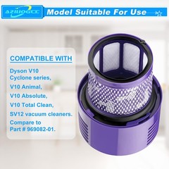 Aziliogcc Replacement V10 Filters For Dyson V10 Cyclone Series V10 Absolute V10