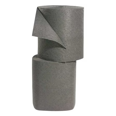 Spilltech Grsf150h-1 Sorbent Roll, 25 Gal, 15 In X 150 Ft, Universal, Gray,