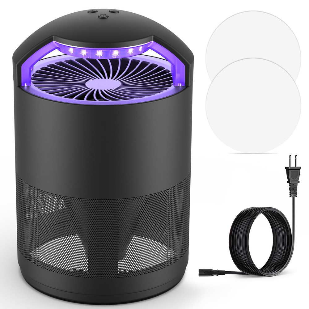Fruit Fly Traps for Indoors, Catcher & Killer with Upgraded Purple Black