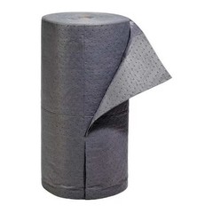 Pig Mat175 Sorbent Roll, 36 Gal, 32 In X 150 Ft, Universal, Gray, Polypropylene