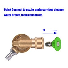 M MINGLE Gutter Cleaner Attachment, Pivoting Coupler for 240 Degree Rotation