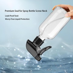 Likealot 2 Pack Leakproof Spray Bottles 300ml – Adjustable Nozzle Clear