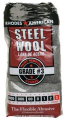 Homax Rhodes American Steel Wool Medium Coarse Grade #3 – 12 Pad