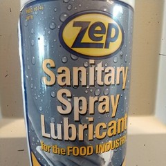 Zep Sanitary Spray LUBRICANT for The Food Industry NSF Protests,Repels Water