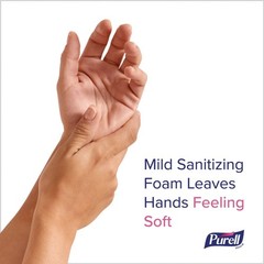 PURELL 835102CT 1200 mL Advanced Hand Sanitizer Foam – Fragrance Free (2/CT) New