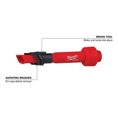 Milwaukee Tool 49-90-2028 Air-Tip 2-In-1 Utility Brush Tool Attachment For