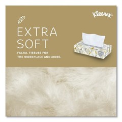 Kleenex 03076 2-Ply Facial Tissue for Business – White (12 Boxes/Carton) New