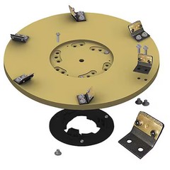 DIAMABRUSH 931301212 Abrasive Disc, Tan, 3 in. dia., 13 in. W